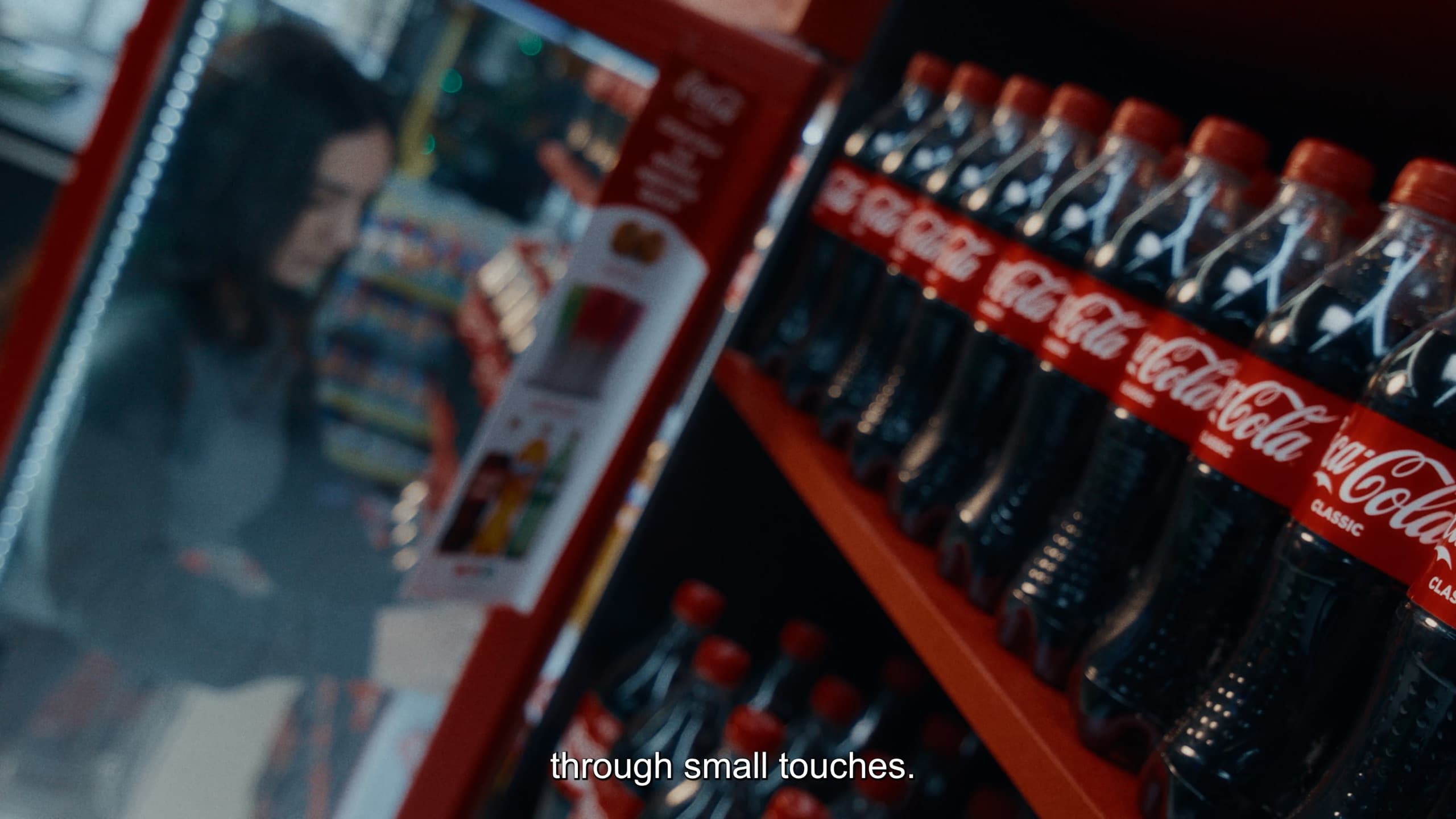 Coca-Cola reklam kadrı — sıçrayış